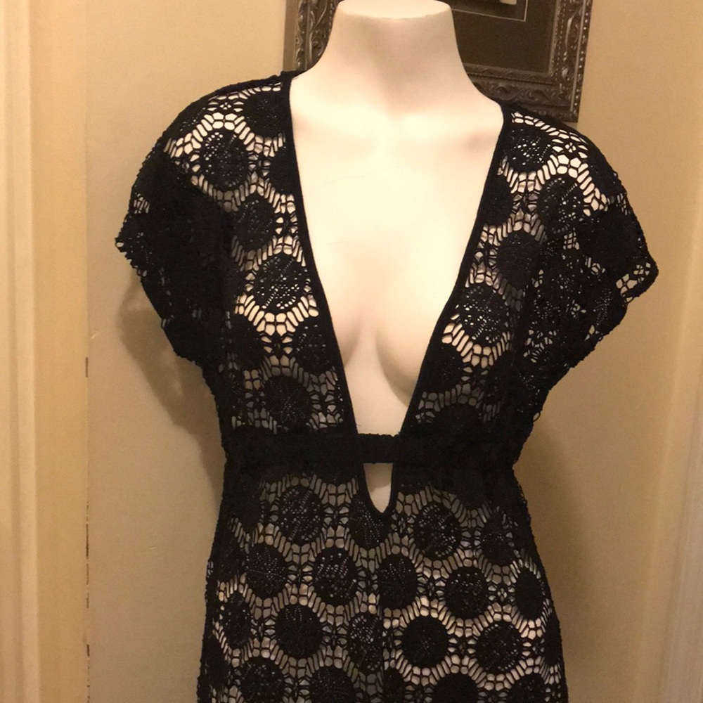 Crochet cover up dress